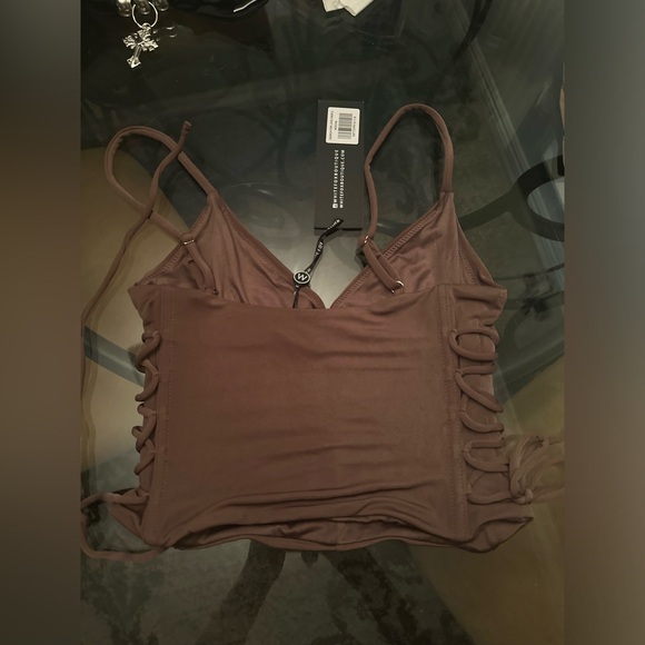 White Fox Brown Top - Picture 4 of 4